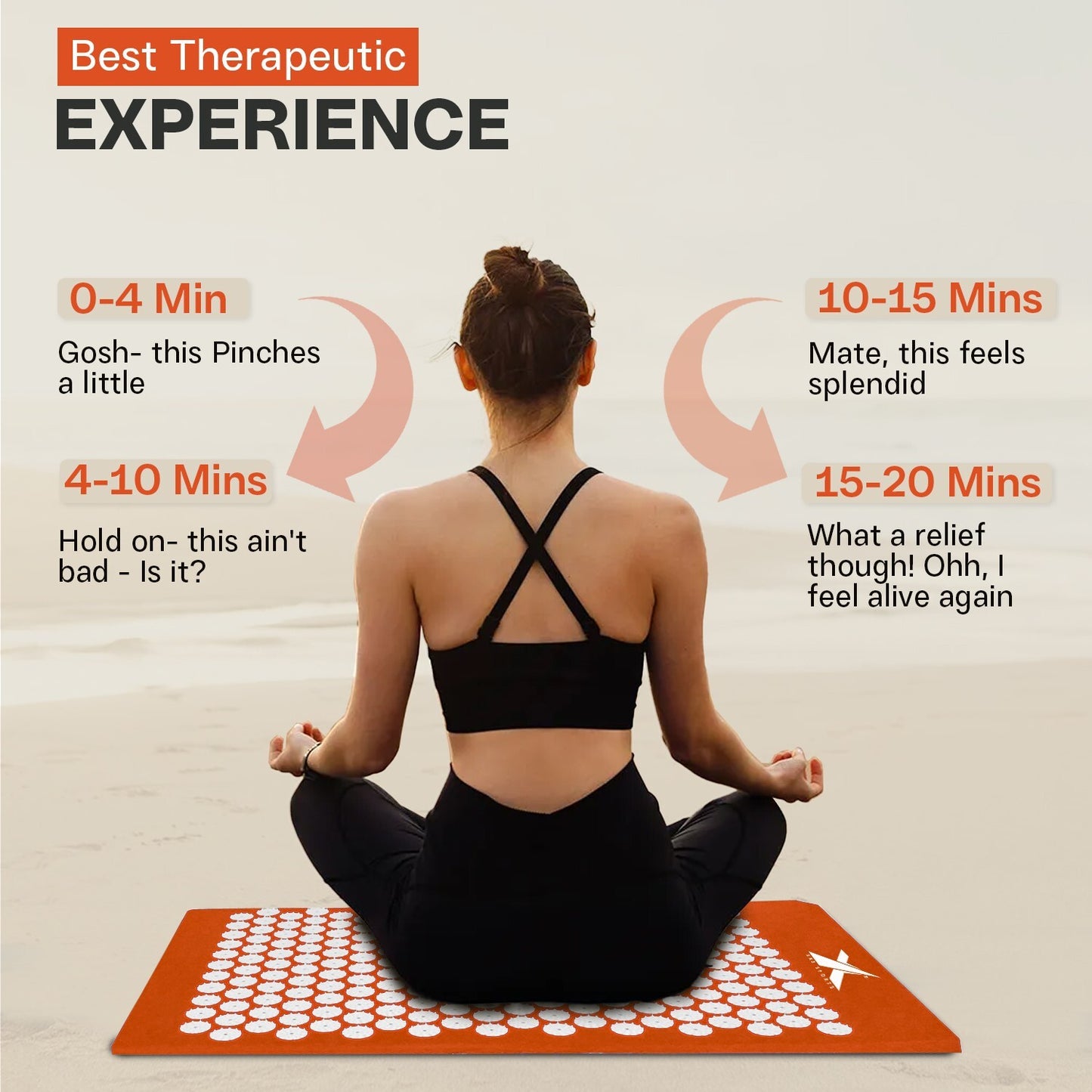 Experience Ultimate Relaxation with XN8 Acupressure Body Mat & Pillow Set for Stress Relief and Massage