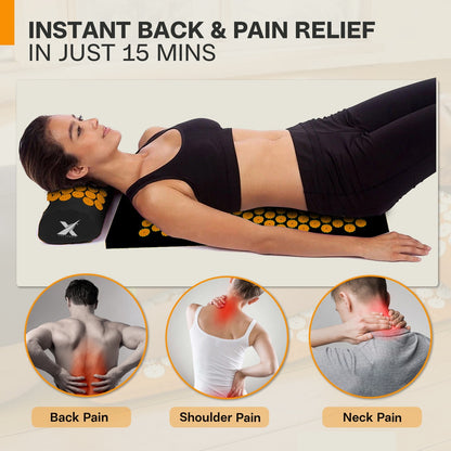 Experience Ultimate Relaxation with XN8 Acupressure Body Mat & Pillow Set for Stress Relief and Massage