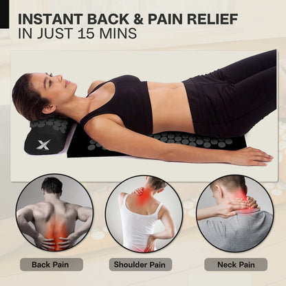 Experience Ultimate Relaxation with XN8 Acupressure Body Mat & Pillow Set for Stress Relief and Massage