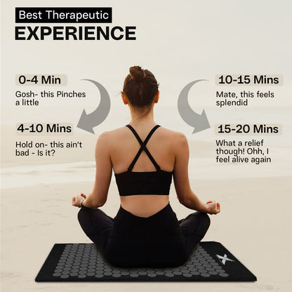 Experience Ultimate Relaxation with XN8 Acupressure Body Mat & Pillow Set for Stress Relief and Massage